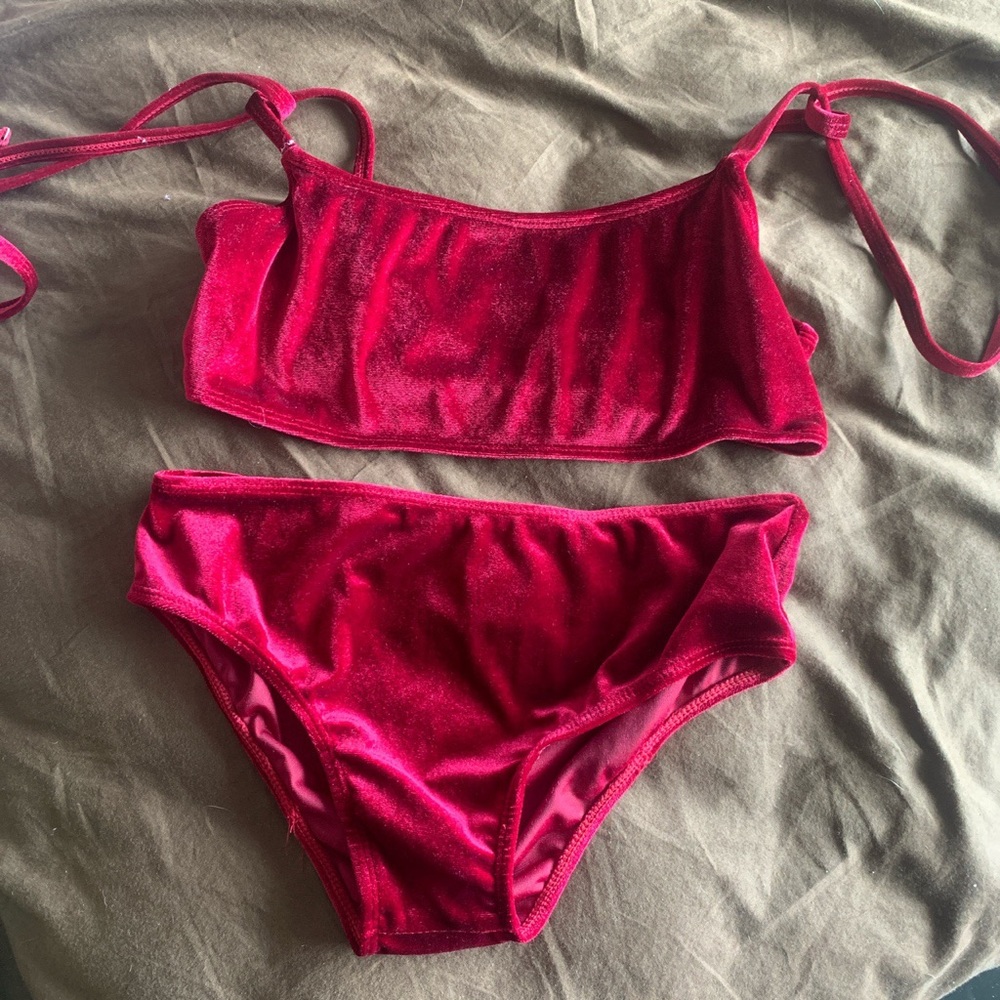 Velvet Red Bikini
